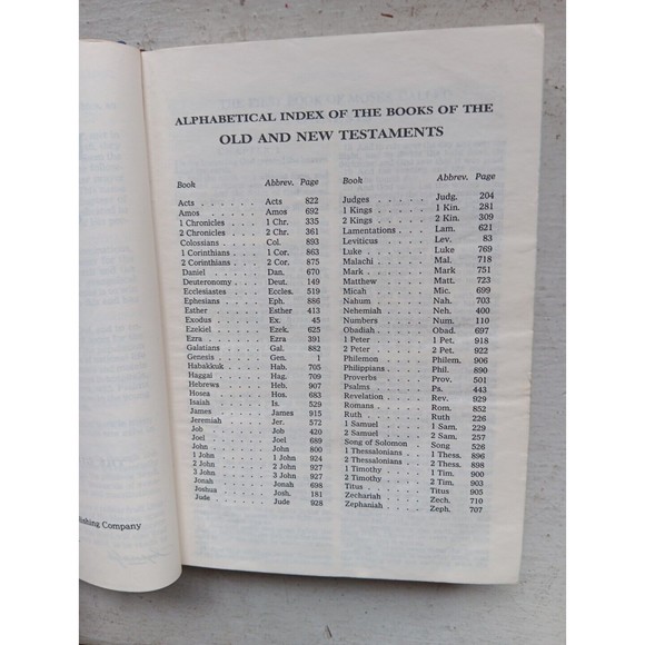 Holy Bible Gideons HC 1975 edition Blue Hard Cover New & Old Testament - Picture 5 of 14